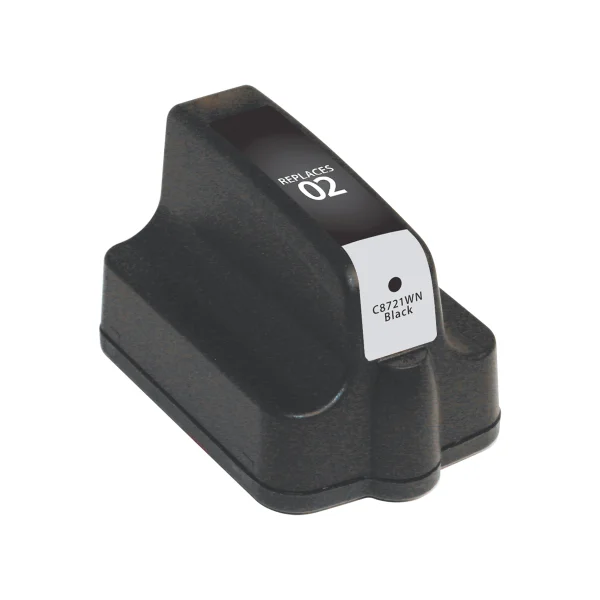 High Yield Black Ink Cartridge for HP 02 (C8721WN)
