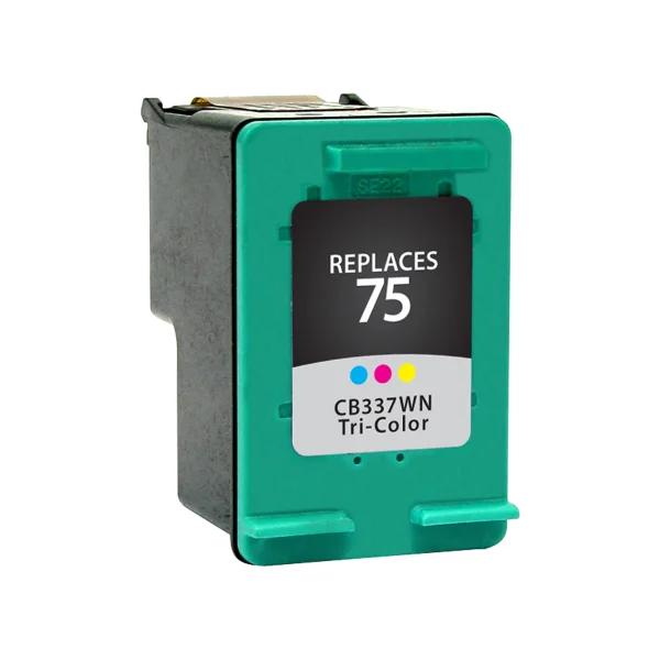 Tri-Color Ink Cartridge for HP 75 (CB337WN)