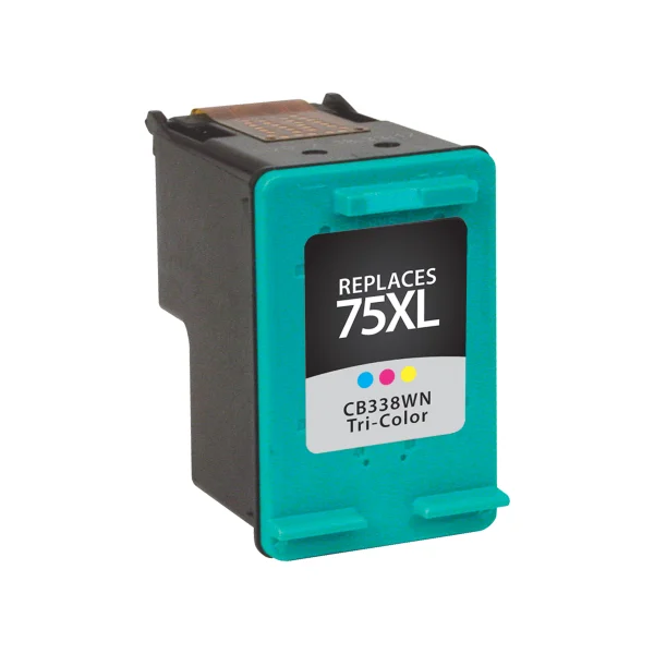 High Yield Tri-Color Ink Cartridge for HP 75XL (CB338WN)