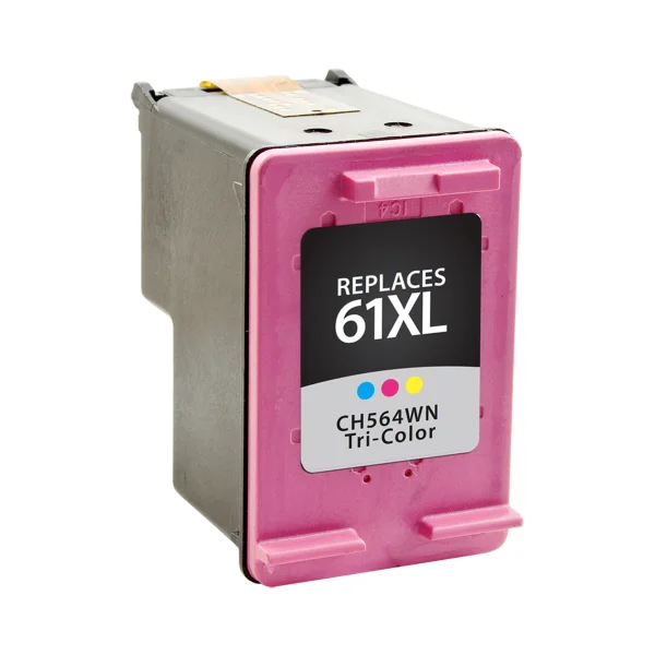 High Yield Tri-Color Ink Cartridge for HP 61XL (CH564WN)