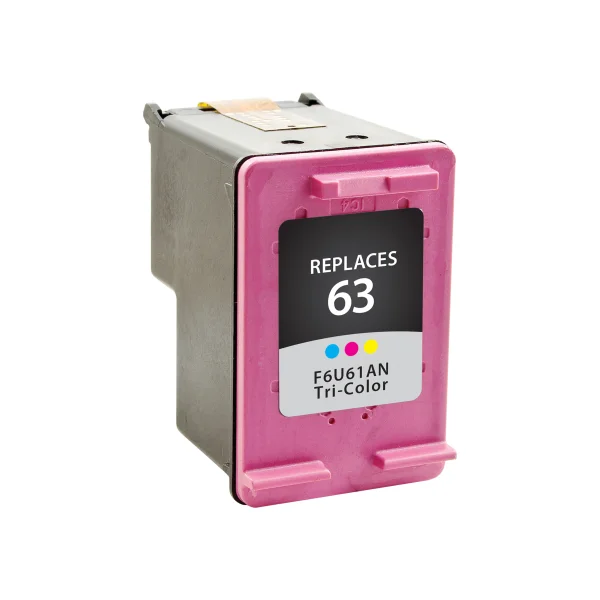 Tri-Color Ink Cartridge for HP 63 (F6U61AN)