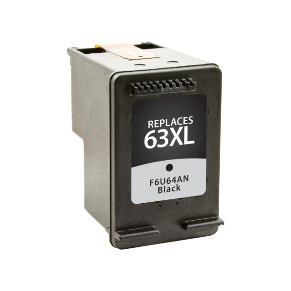 High Yield Black Ink Cartridge for HP 63XL (F6U64AN)