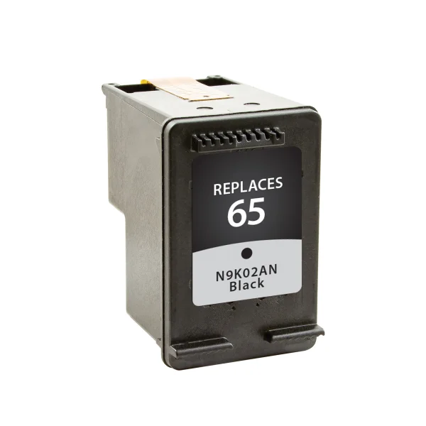 Black Ink Cartridge for HP 65 (N9K02AN)